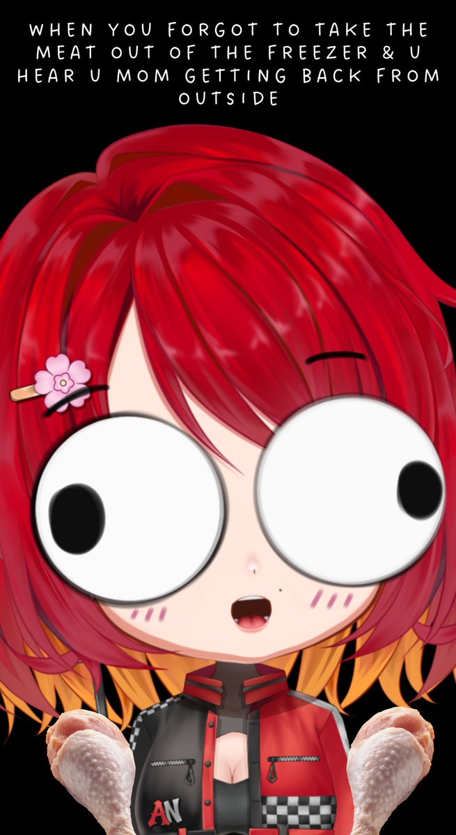 lav_nanase's tweet photo. bro i still can hear how ma mom smack me with the frozen chicken T0T
#frozenchicken #vtuber #vtuberid #akanenanase #nanas #meme #childhoodmeme #mommeme https://t.co/thwdXTaoAC