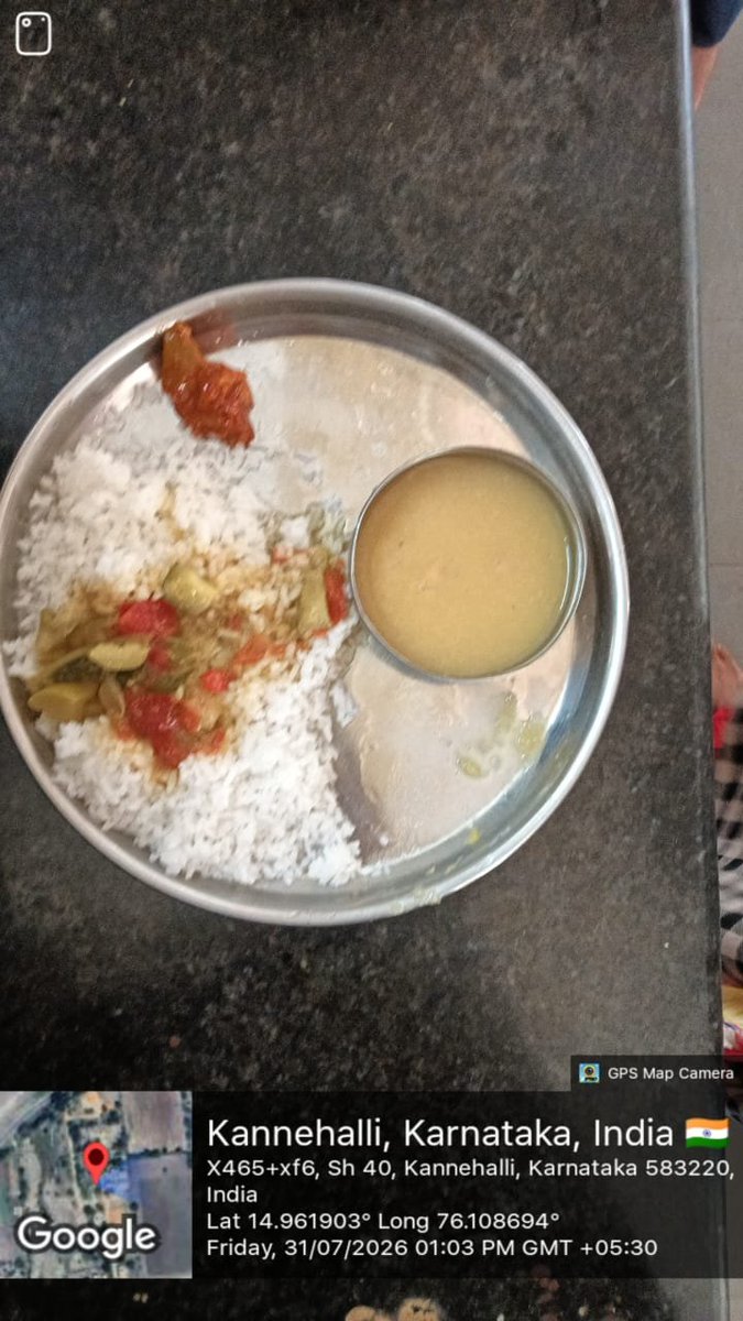 MdrsItagi's tweet photo. Lunch 
#SocialAudit_SWDMeals 
#Socialwelfare_karnataka https://t.co/nuPgcgtrMG