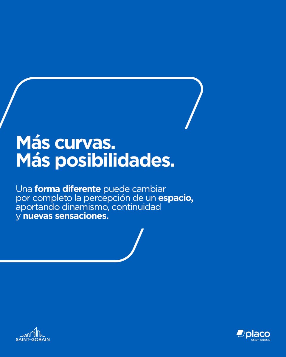 SGplaco's tweet photo. 〰️ Las líneas rectas no son la única opción.
Los espacios también pueden fluir, adaptarse y sorprender.

Con Placo®, las superficies curvas permiten explorar nuevas formas de diseño, creando ambientes más dinámicos, originales y llenos de personalidad.

#MakingTheWorldABetterHome https://t.co/RDeyVukB01