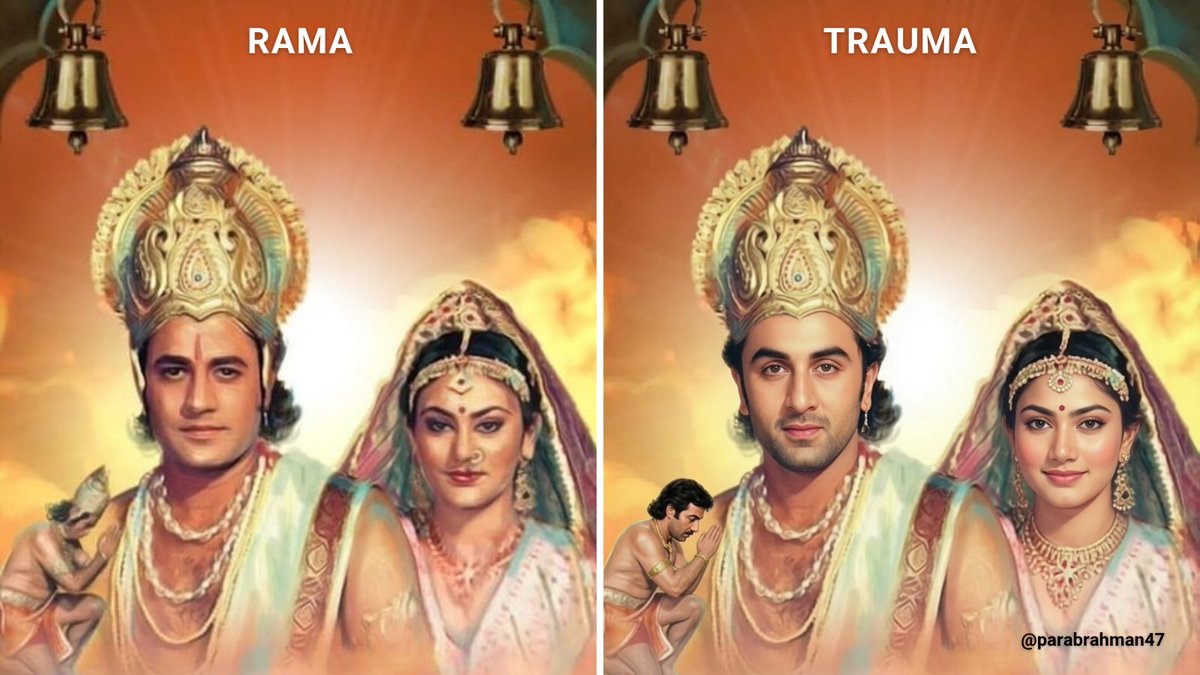Parabrahman47's tweet photo. Ramayan

#Ramayan #TFI #OG #Cinema #Bollywood #Culture #India https://t.co/AcLkfmWwsY