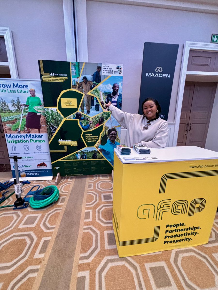 AFAPPartnership's tweet photo. AFAP participated in the Africa Fertilizer Club, hosted by AFRIQOM in Namibia in June 2026. The platform connected fertilizer-sector stakeholders for commercially focused dialogue and relationship-building across African markets. #AFAP #AfricaFertilizerClub #AFRIQOM https://t.co/8wRyDMusrg