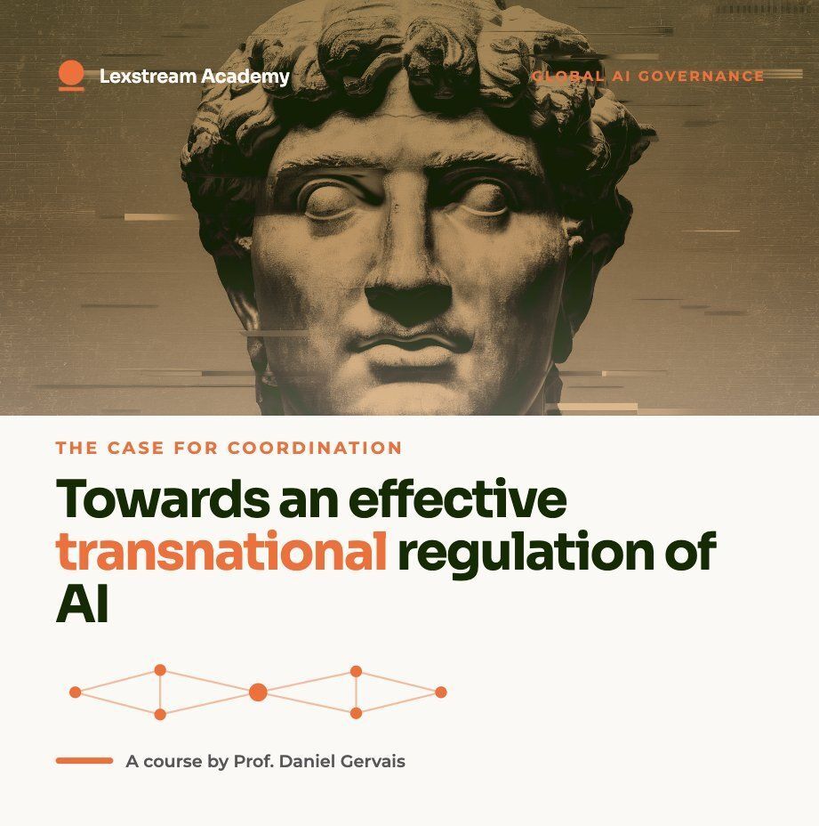 lexstream_ai's tweet photo. AI doesn't stop at borders.

Our laws do.

Daniel Gervais explores what effective global AI regulation could actually look like.

Now live: https://t.co/XsAPLWMfF1

#AILiteracy #GlobalAI #EUAIAct https://t.co/oMw4MCO53g