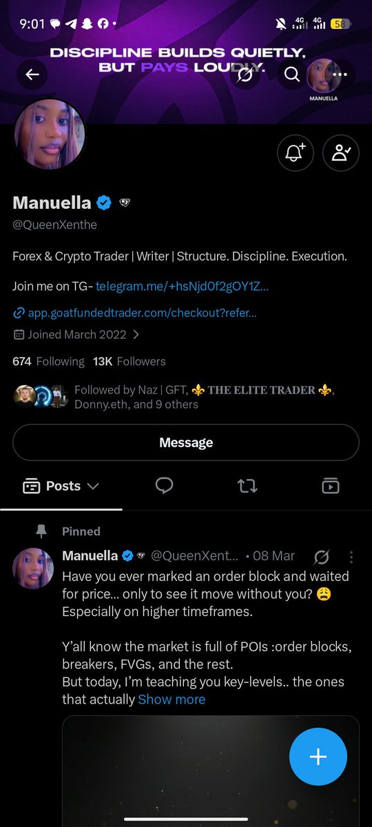 harriet31282's tweet photo. @QueenXenthe @NazGFT @HarrexFX
@LiquidityHuntaa 

Done
Maunella @QueenXenthe https://t.co/8nUcVDY0sL