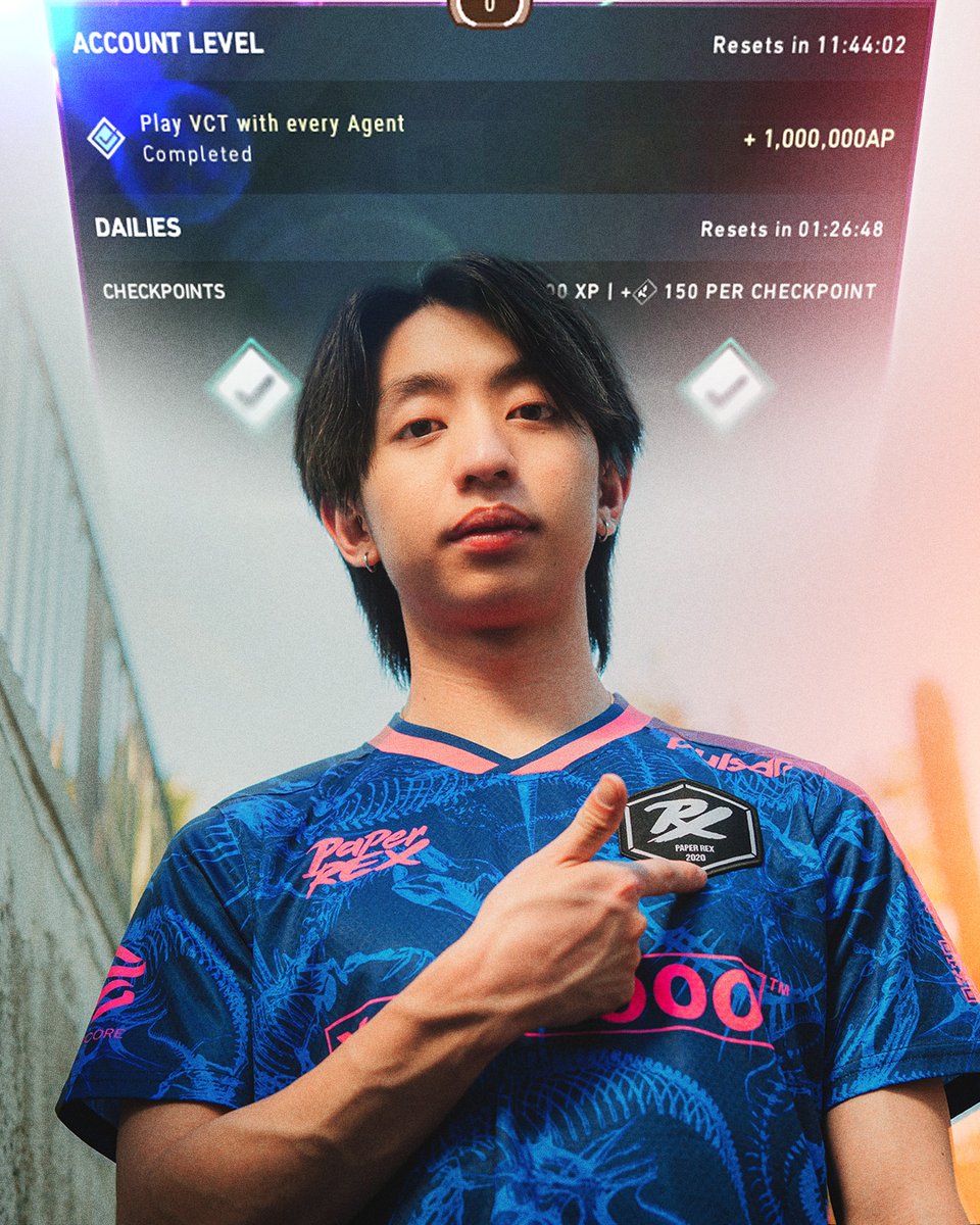 pprxteam's tweet photo. f0rsakeN has completed VCT Agent Bingo. #WGAMING https://t.co/AnrGYbobsF