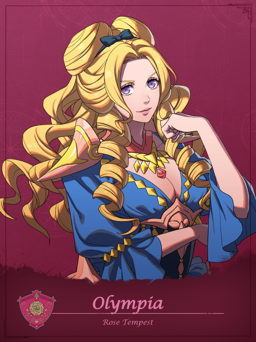 SerenesForest's tweet photo. Olympia (VA: Yuiko Tatsumi)
A fiery priestess serving at the Kalla Temple at Dagsion's upper levels
Her talent for singing and art has earned her the title "Rose of Caelus.
Has a complicated history and fierce rivalry with Leda
Likes: Singing and dance practice, getting attention https://t.co/PytWqv4zEi
