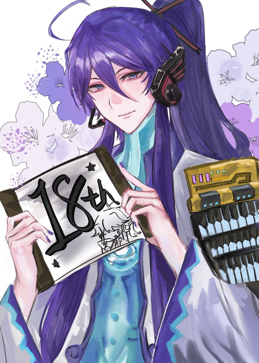 Talsi_7125's tweet photo. 🍆🎉🍰
【神威がくぽ生贺36h┃晞映元服 风振袂起】北京时间16：00 第29h
お誕生日おめでとうございます！
画师：太乐     代发：玄
#神威がくぽ #神威がくぽ誕生祭2026 https://t.co/AvsegGdfBi