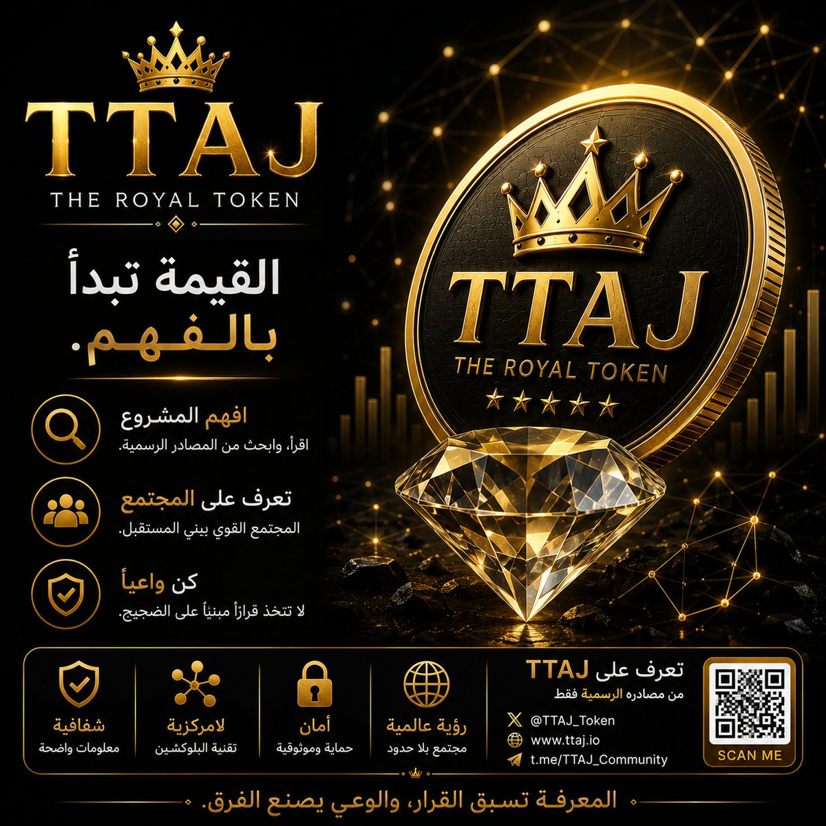 MProthese's tweet photo. @TajmToken 💎 الماسة لا تكتسب قيمتها من اللمعان فقط، بل من ندرتها وجودتها.
وفي عالم الكريبتو، لا تجعل اهتمامك بالسعر وحده، بل افهم فكرة المشروع، أهدافه، ومجتمعه. المعرفة هي أساس أي متابعة واعية لـ TTAJ.
القيمة تبدأ بالفهم.
#TTAJ #TTAJCommunity #Blockchain #Web3 https://t.co/gJmieo1MKt