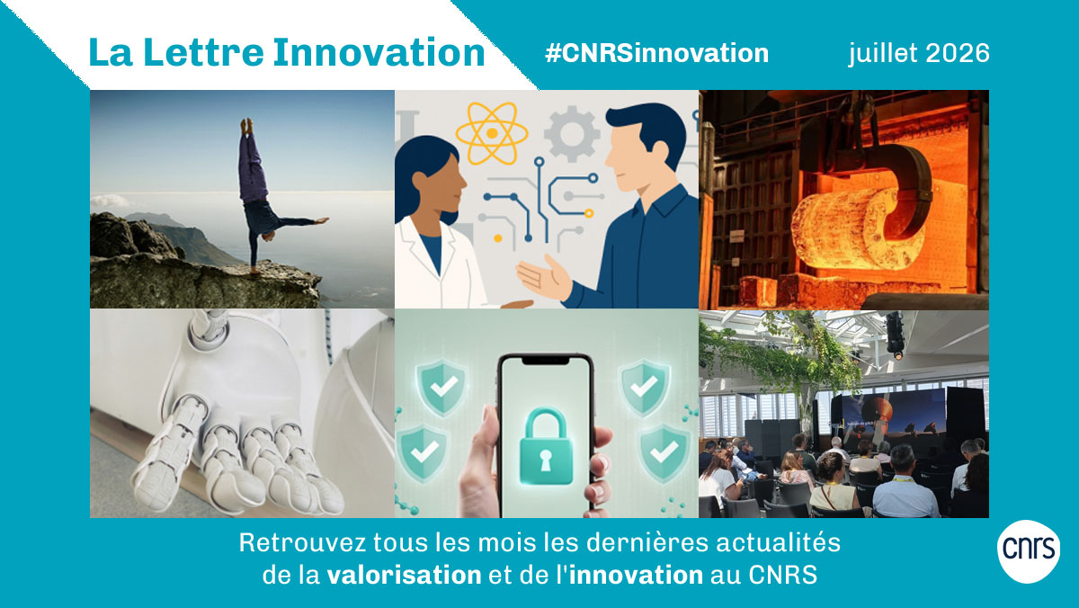 CNRS's tweet photo. #CNRSinnovation 💡 La nouvelle lettre innovation du CNRS est sortie ! Laboratoires communs, start-up, brevets, événements... Retrouvez tous les mois les dernières actualités de la #valorisation et de l'#innovation au CNRS.

👉 https://t.co/rD0fG0CkDu https://t.co/LBpthSSrIO