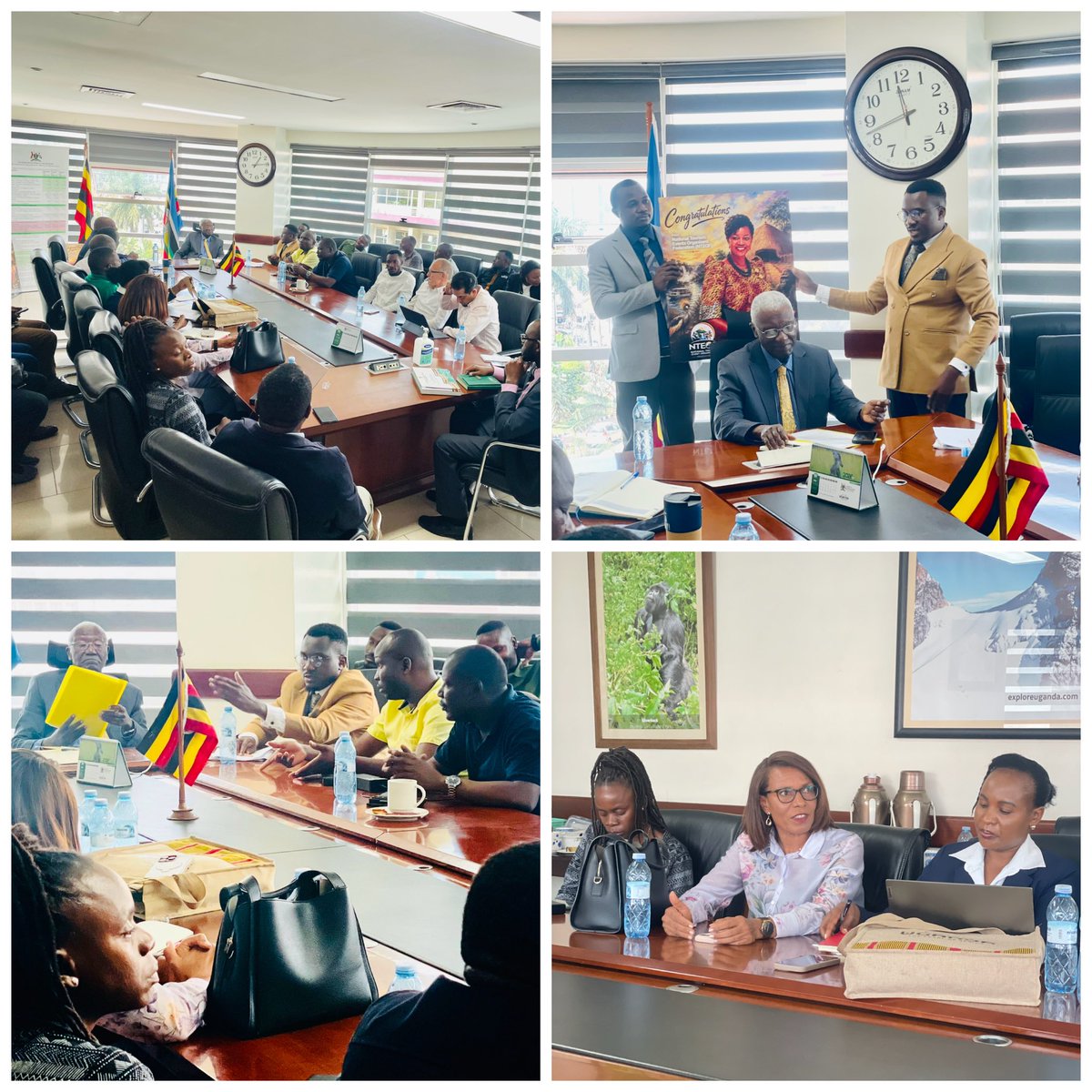 DemoRileyUg's tweet photo. We sincerely thank the Minister of @MTWAUganda, Hon. Col. Tom Butime, for his great leadership in intervening in our case of the UGX 7 billion grant for event organizers.

During yesterday’s consultative meeting with all the key stakeholders, some resolutions were reached. https://t.co/xRkTpdfjHM