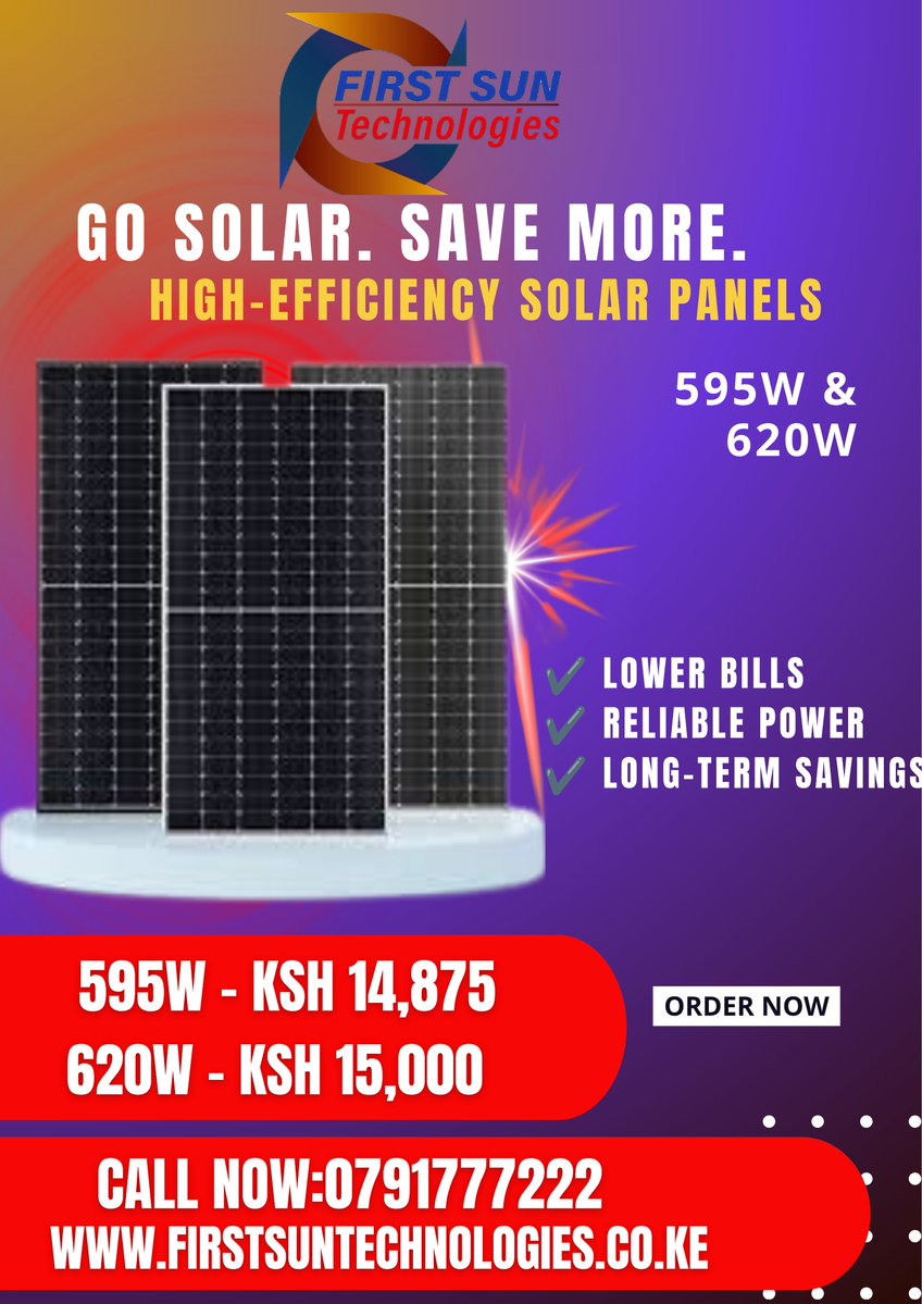 technologi71774's tweet photo. 🚨 Ready to cut your electricity costs?
Make the switch to solar today and enjoy long-term savings + reliable power ⚡
📞 Call 0791777222 now
#SolarSale #SwitchToSolar #SaveBig #CleanEnergy https://t.co/ftlUlifl4V