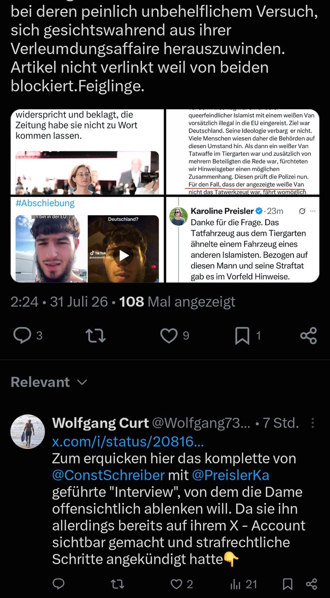 Bellablabla83's tweet photo. Hä? Ist die echt so dumm? Der Name ist doch komplett sichtbar der unmissverständlich zu seinem TikTok Account führt! Ich hoffe der junge mann zeigt die an das geht überhaupt nicht! Sowas bekommt in der Öffentlichkeit Bühne das ist absolut abartig!🤮 https://t.co/z38C99LRae