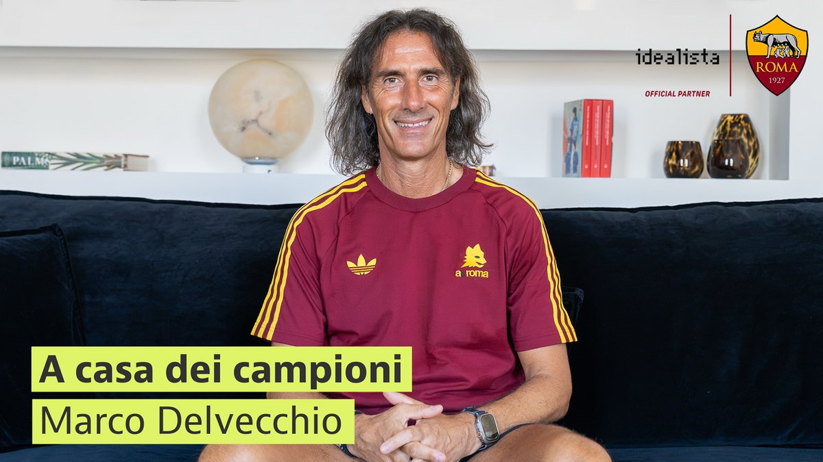 OfficialASRoma's tweet photo. 🏡 📲 Nuovo appuntamento con le interviste in collaborazione con
@idealista_it

Il protagonista di oggi è Marco Delvecchio!

📄 https://t.co/6ePfY4VaDG

#ASRoma https://t.co/ApSRGS8LPX