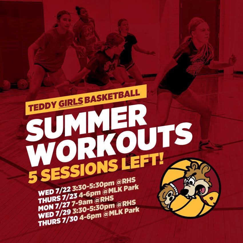 BASKETBALL16601's tweet photo. Roosevelt girls ending summer workouts yesterday great capacity of development there girls are set to showcase this upcoming season.
#update #highlights #photos #teddynation #rebuild #refocus #reclaimππ» https://t.co/bTbCaEDroM