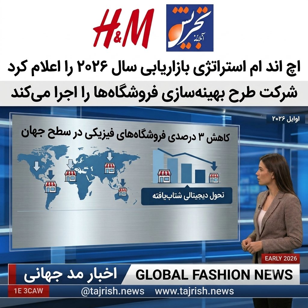 ProfAkbarzadeh's tweet photo. 👈تعدیل شبکه فروشگاهی H&amp;M در کنار تداوم مسیر «آنلاین‌محور»
تعداد فروشگاه‌های گروه در پایان ۲۰۲۶ نسبت به مدت مشابه سال قبل حدود ۳٪ کاهش خواهد داشت. 
 این تغییر به سمت مدل‌های ترکیبی (#فروشگاه + #آنلاین ) قابل تفسیر می‌داند

منبع: گزارش شش‌ماهه H&amp;M Group 
#پایگاه_خبری_تجریش #بازار https://t.co/Lyi2R2fP6A