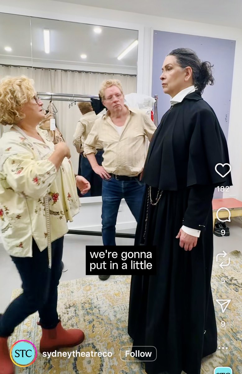 JoanTheProfound's tweet photo. STC just posted a super interesting video about making costumes for Doubt!
Here are a few screenshots. The last one is my definite fave! 😆 TWIRL, QUEEN! 💃🏻🙌
#PamelaRabe #DoubtAParable #STCDoubt https://t.co/3KanBrWz2k