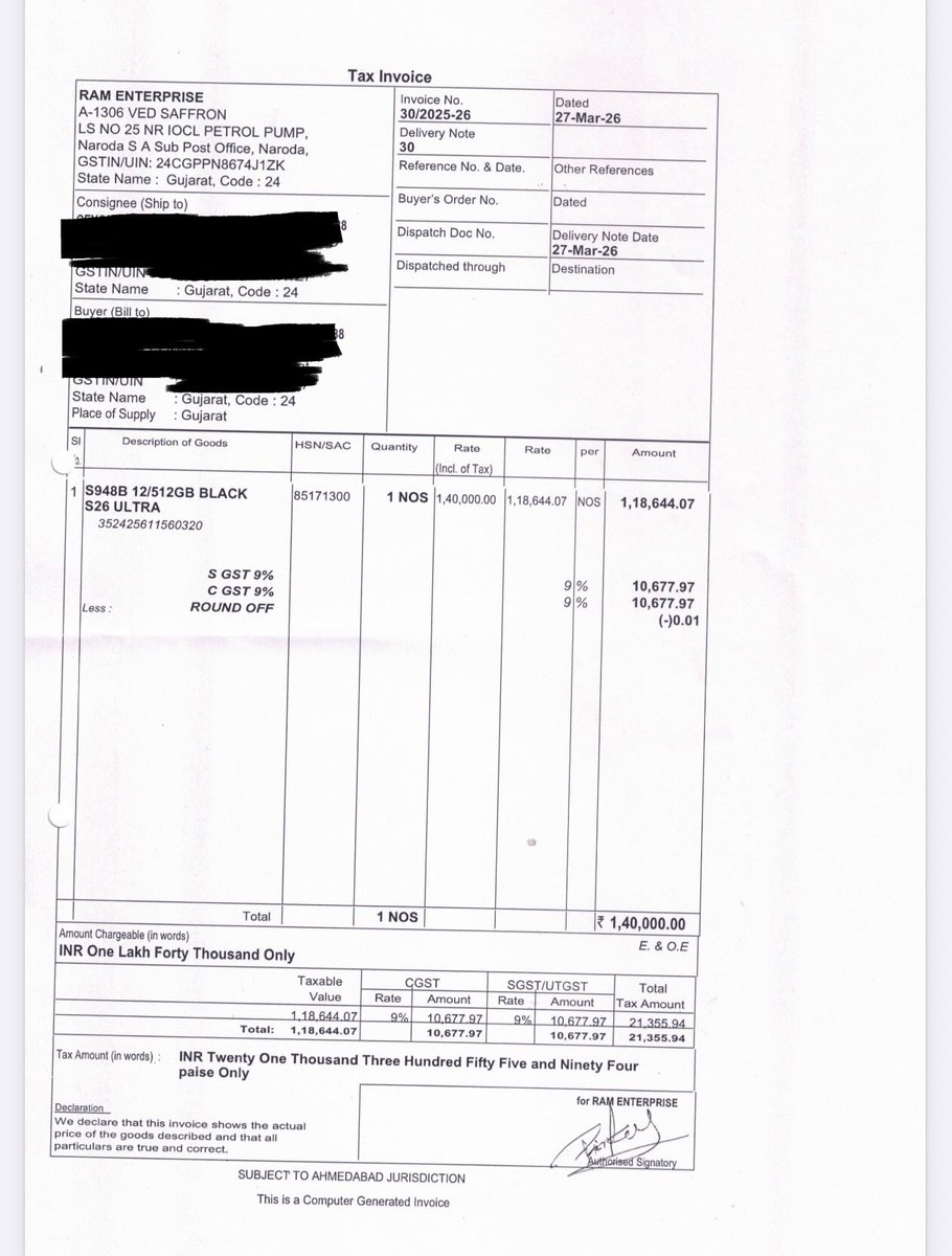 parimal12345's tweet photo. Dear @SamsungIndia,
30+ days, 2 camera replacements, countless follow-ups… still no solution for my ₹1.40 lakh flagship phone. I have lost my time, business, and trust. I need a refund or a brand-new replacement, not another repair.

#SamsungIndia #Refund #Replacement https://t.co/7WuMbhVC6Y