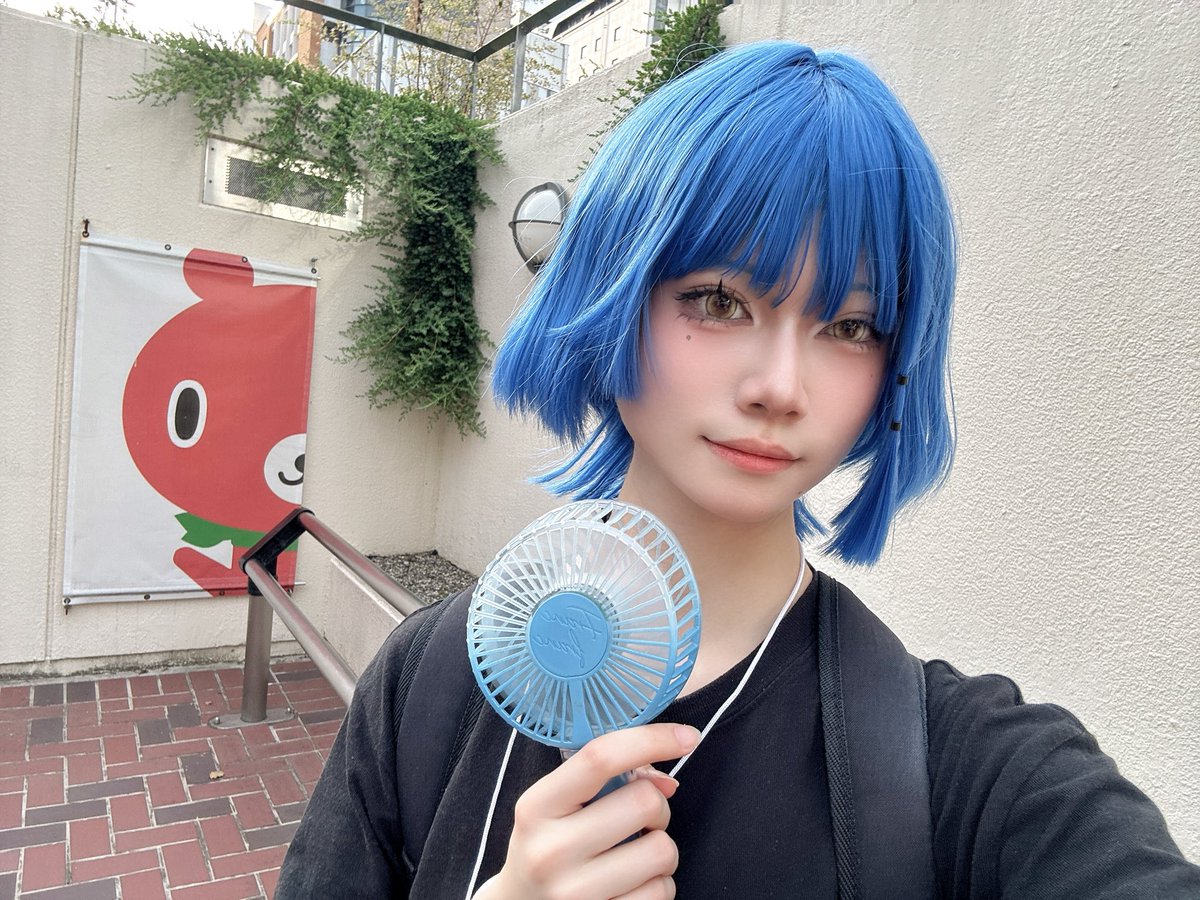 mina_cos_ao's tweet photo. 受付しましたん
 #コスサミ https://t.co/ymGWXBip5O