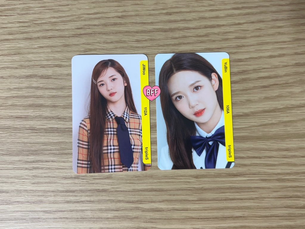 hapa_hh's tweet photo. 트리플에스 오브젝트 양도 판매 tripleS First Class Atom01 objekt sell wts

📍QR❌ , 실물만 판매
📍 0.6 이상만 판매

1️⃣ 첫번째 사진
- s5,s7 each 0.4 
- 나머지 each 0.3

2️⃣ 두번째 사진 
- 찍힘 하자 있어서 each 0.1 https://t.co/JWdG3d1jBS