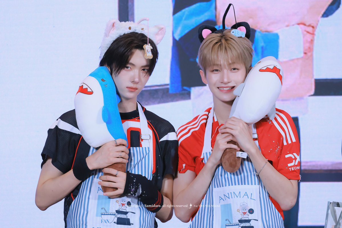 samidare_yj's tweet photo. 260731 

훈제란즈~!🦈

#영재 #YOUNGJAE 
#지훈 #JIHOON 
#투어스 #TWS https://t.co/B31Q9SSJOf