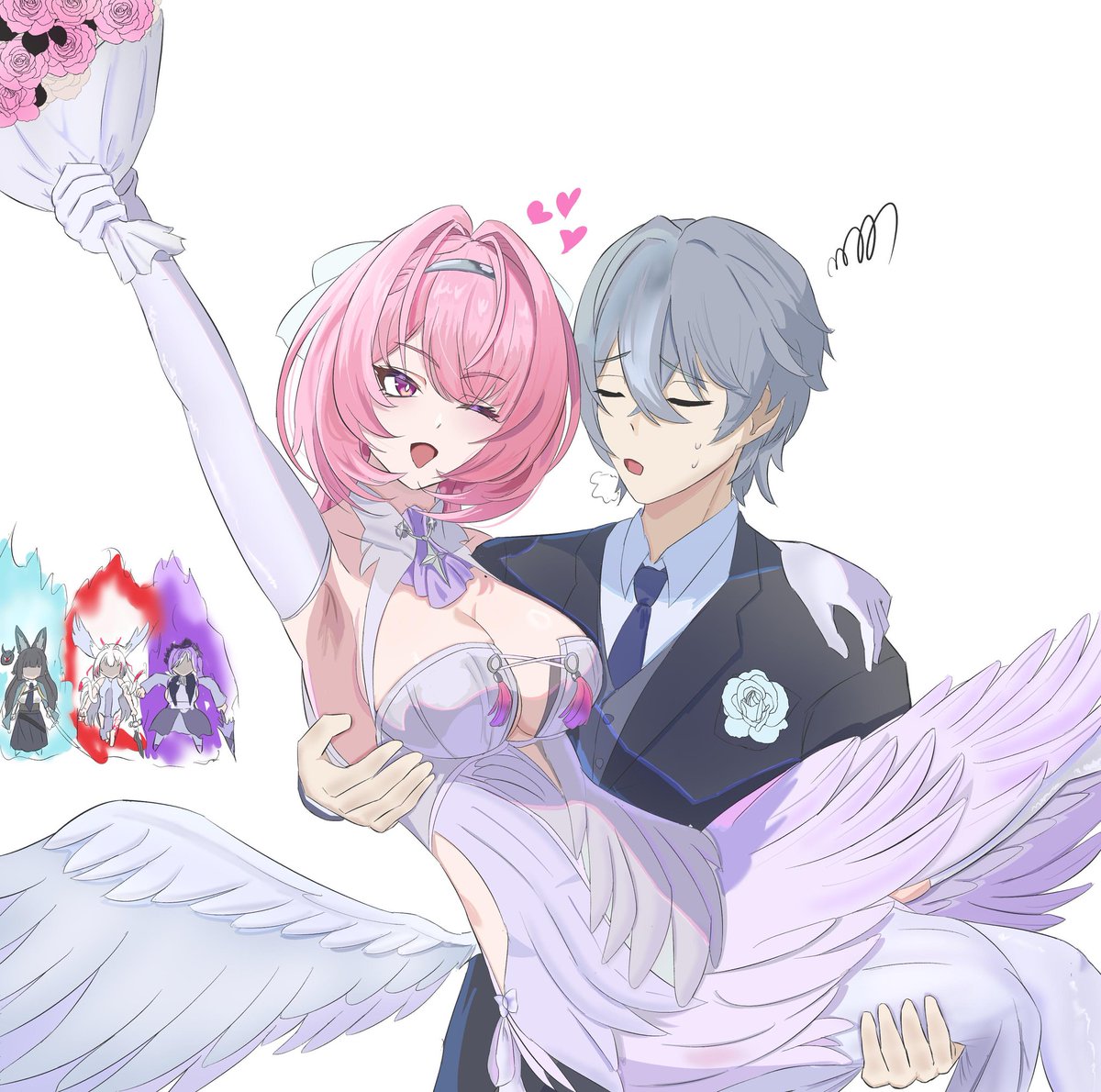 LordKArbiter903's tweet photo. Male MCs x pink haired girls 🩷 https://t.co/j7bveq7sOr
