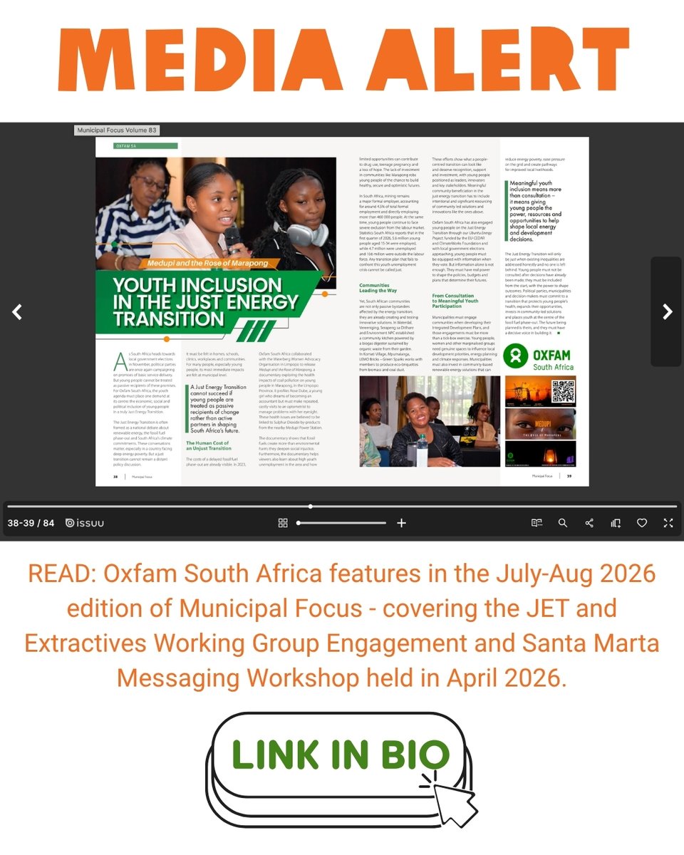 Oxfam South Africa tweet media