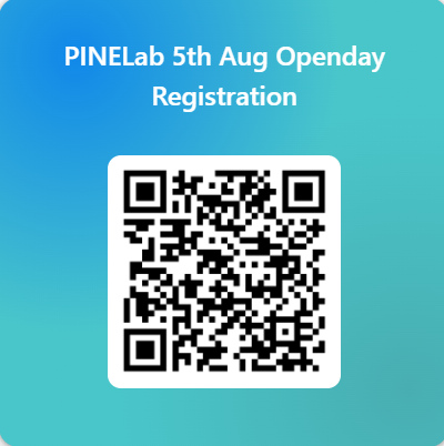 NtuLab38456's tweet photo. 📢 PINE Lab Open Day — Final Slot Selection

Please scan the QR code and submit your final availability. Where possible, select multiple available slots to help us coordinate the schedule.

The assigned slot for each team or individual will be confirmed by email on 3 August.

📍 Centre for Advanced Robotics Technology Innovation (S2.1)
EEE, NTU — Block S2.1, Floor B3