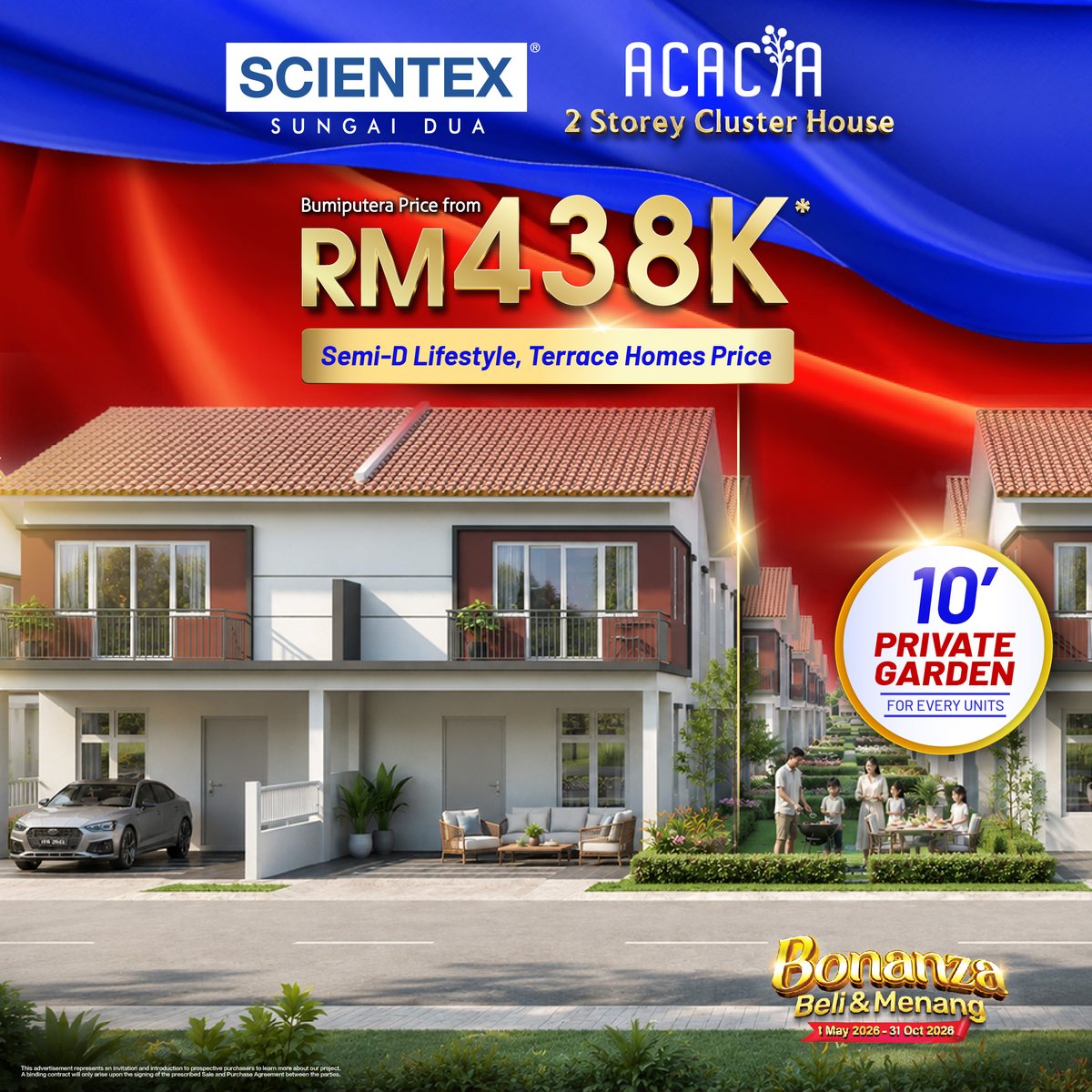 ScientexTG's tweet photo. 𝐀𝐜𝐚𝐜𝐢𝐚 @ 𝐒𝐜𝐢𝐞𝐧𝐭𝐞𝐱 𝐒𝐮𝐧𝐠𝐚𝐢 𝐃𝐮𝐚 
💰 Bumiputera price from 𝐑𝐌𝟒𝟑𝟖,𝟖𝟎𝟎*
💵 Monthly instalment from 𝐑𝐌𝟏,𝟖𝟓𝟑*
📜 𝐅𝐫𝐞𝐞𝐡𝐨𝐥𝐝

📞 𝐒𝐜𝐢𝐞𝐧𝐭𝐞𝐱 𝐒𝐮𝐧𝐠𝐚𝐢 𝐃𝐮𝐚 𝐒𝐚𝐥𝐞𝐬 𝐆𝐚𝐥𝐥𝐞𝐫𝐲: 04-573 5833 https://t.co/eYGD32YGmX