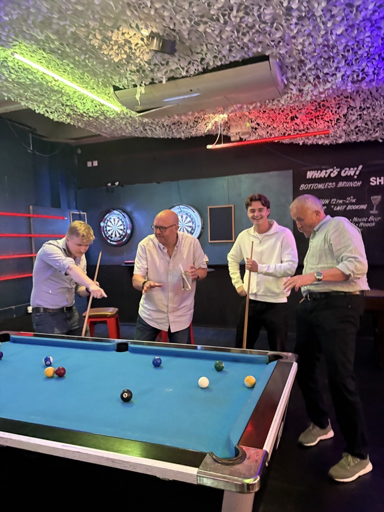 Workspacedb's tweet photo. Our team swapped their desks for some friendly competition at our Summer Social last night!🏓 

A brilliant evening full of laughs, a little healthy competition, and plenty of team spirit.

#makespacework https://t.co/NdpJ9sCeJQ