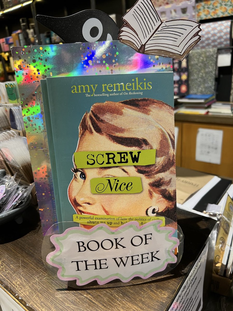 AmyRemeikis's tweet photo. Completely blown away by the response to Screw Nice - thank you. I just hope some people feel less crazy and gaslit by everything they’re seeing.  Have been a ball of anxiety ahead of this release, so can not thank everyone enough 😭🩷 https://t.co/d7NUnaStaH