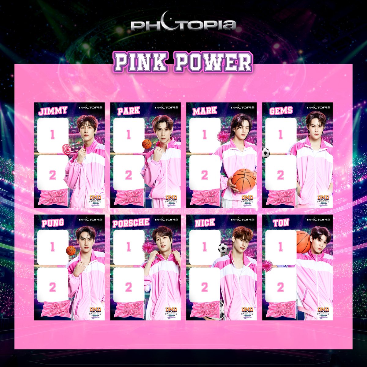 PhotopiaTH's tweet photo. 🏟️ PHOTOPIA บุก DMD SPORT DAY 2026! 💚🩷

เตรียมตัวมาเก็บโมเมนต์สุดพิเศษกับ PHOTOBOOTH จาก PHOTOPIA ที่งาน DMD Sport Day 2026 📸✨
ไม่ว่าคุณจะอยู่ฝั่ง 💚 Green Monster หรือ 🩷 Pink Power ก็แวะมาถ่ายรูปกับ Artist Frame สุดเอ็กซ์คลูซีฟ มาเก็บความทรงจำของวันกีฬาสีไปด้วยกัน

💸 ราคา 250 บาท / 1 เฟรม

📅 1 ส.ค. 2026
🕗 08:00 AM onwards
📍 Indoor Stadium Huamark

แล้วมาเชียร์ทีมโปรด พร้อมเก็บภาพความประทับใจกับ PHOTOPIA กันนะ! 💚🩷📸

#Photopia #กีฬาสีดูมันดิ2026 #กีฬาสีดมด #DMDSPORTDAY2026
