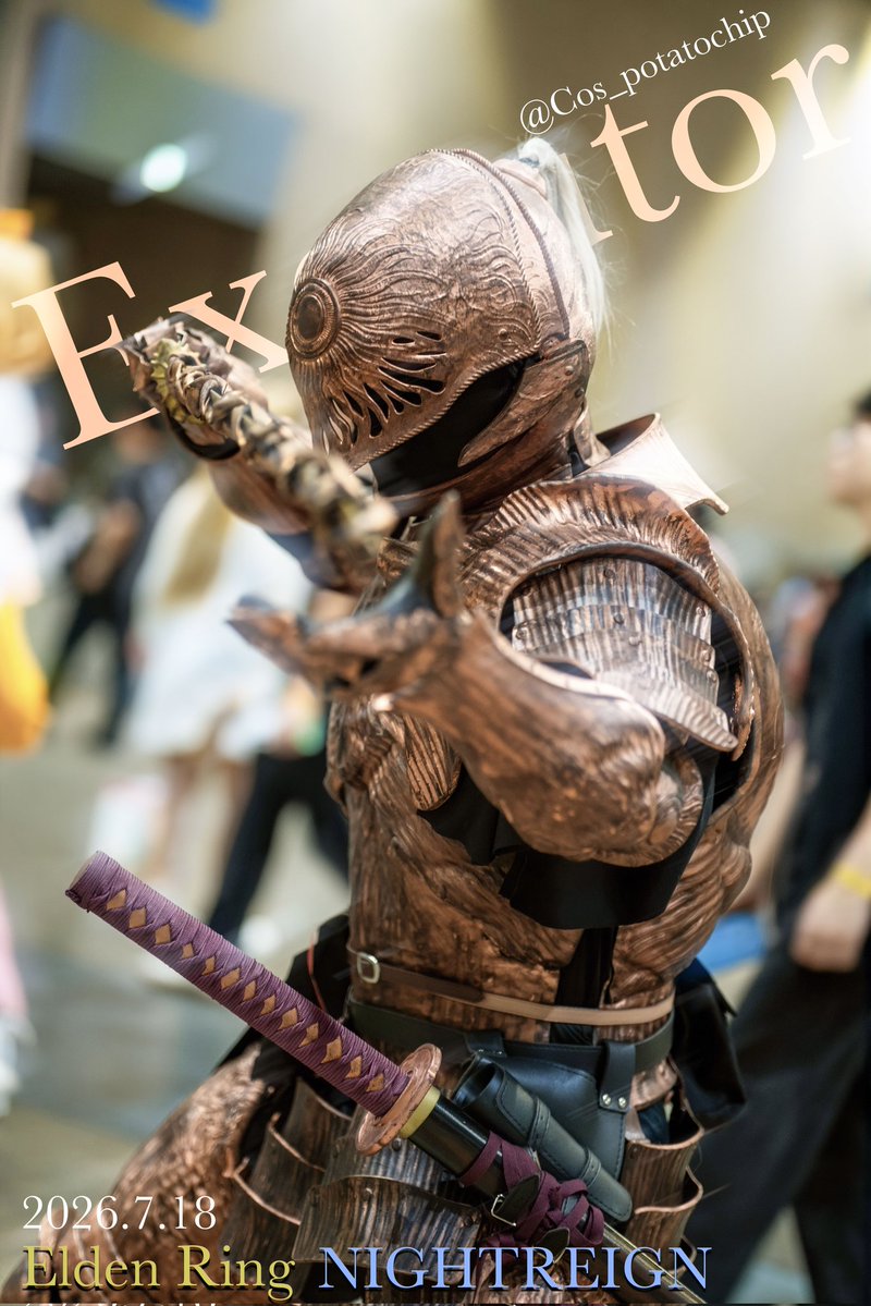 Yuturn_sub's tweet photo. 엘든 링 밤의 통치자- 집행자(Executor)
2026.7.18 서울코믹월드 
Cosplayer: @Cos_potatochip 
#서코 #서울코믹월드 https://t.co/onjp0FM5cL