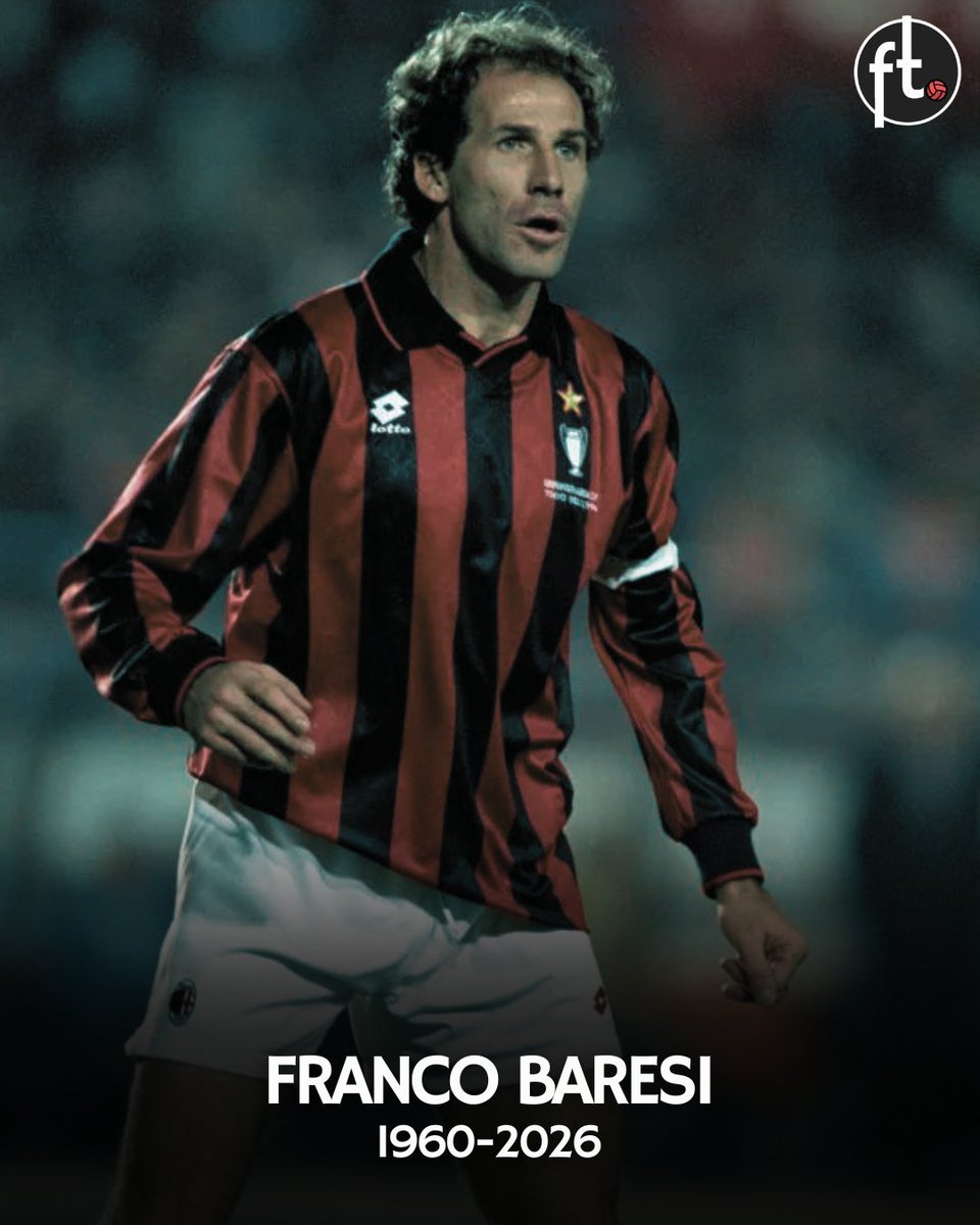 PixelatedJoseph's tweet photo. 🚨 Heartbreaking news from Italy as legendary defender Franco Baresi has sadly passed away at the age of 66. 💔🇮🇹

🏟️ 719 games for AC Milan
🇮🇹 81 caps
🏆🏆🏆🏆🏆🏆 Serie A
🏆🏆🏆🏆 Supercoppa Italiana
🏆🏆🏆 Champions League
🏆🏆 UEFA Super Cup
🏆🏆 Intercontinental Cup
🏆 World Cup

Our thoughts are with his family, friends, and everyone connected to the Rossoneri and Italian football.

Rest in peace, Franco. ❤️