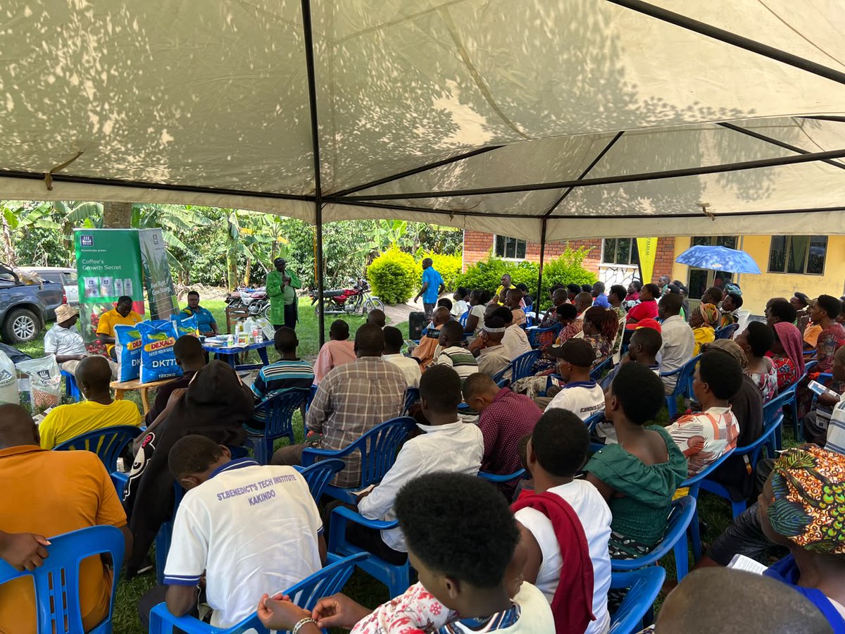 AFAPPartnership's tweet photo. AFAP Uganda conducted its first Bayer farmer field day in Kakindo Town Council, Sheema District. The event brought together 140 farmers, Faith Agro Limited, Yara Fertilizer and local distributors for practical learning and market engagement. #AFAP #Bayer #Uganda https://t.co/JybLJNKgs3