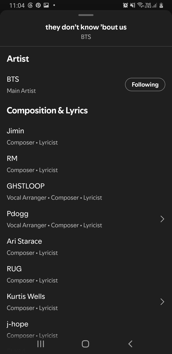 FralJjk1's tweet photo. 4 validation seekers in quotes, even if it's an alphabetical order (which clearly not), did it make Jk less as a composer n songwriter of Aliens? Suga is main composer of Come Over, Jimin is main composer of TDKBU, V is main composer of ITS, but JUNGKOOK is not in Aliens? Explain https://t.co/hLUHIrC70s