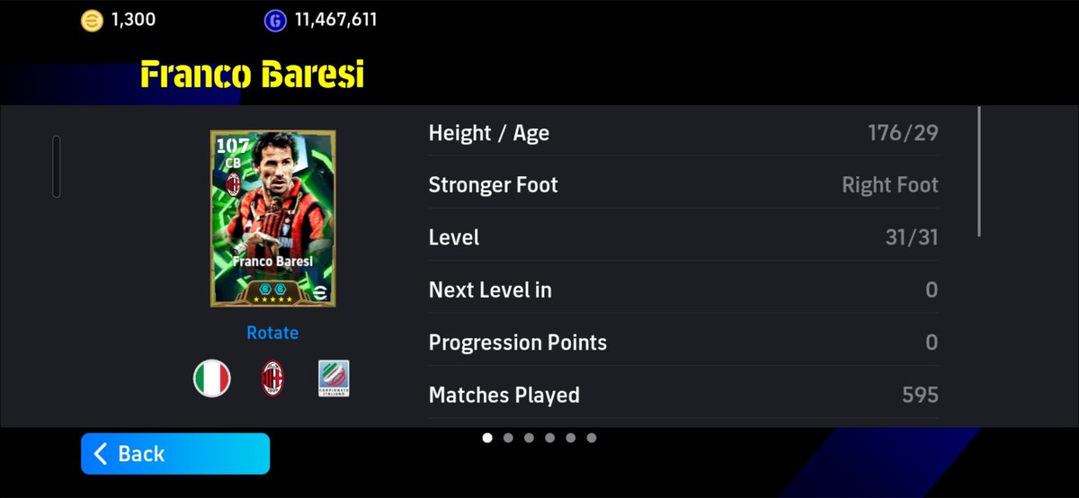 Aukttt's tweet photo. The first Epic card I ever got with coins. RIP, legend
#efootball #FrancoBaresi https://t.co/63G9fgAnHi