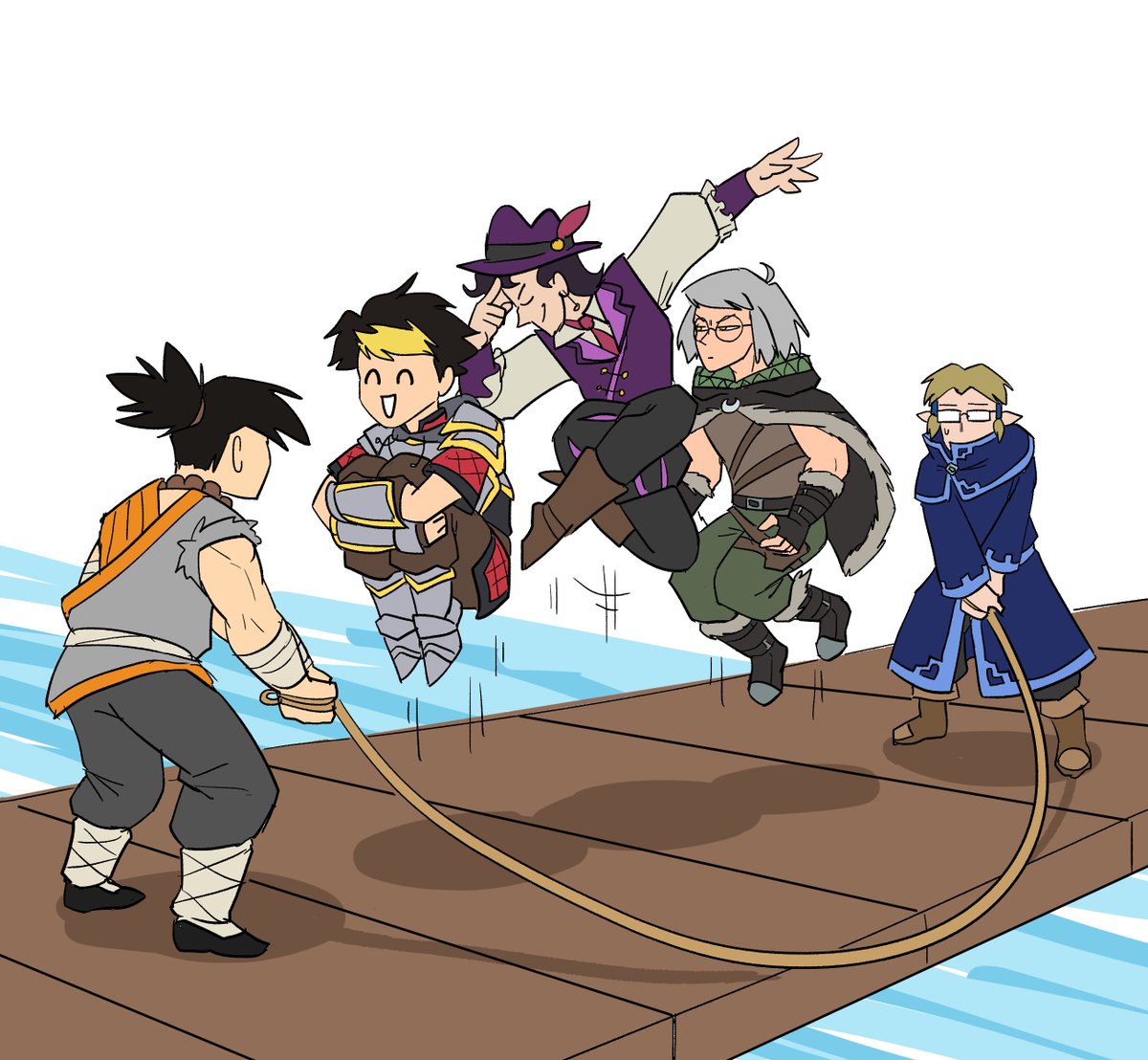 They're still up to their silly shenanigans