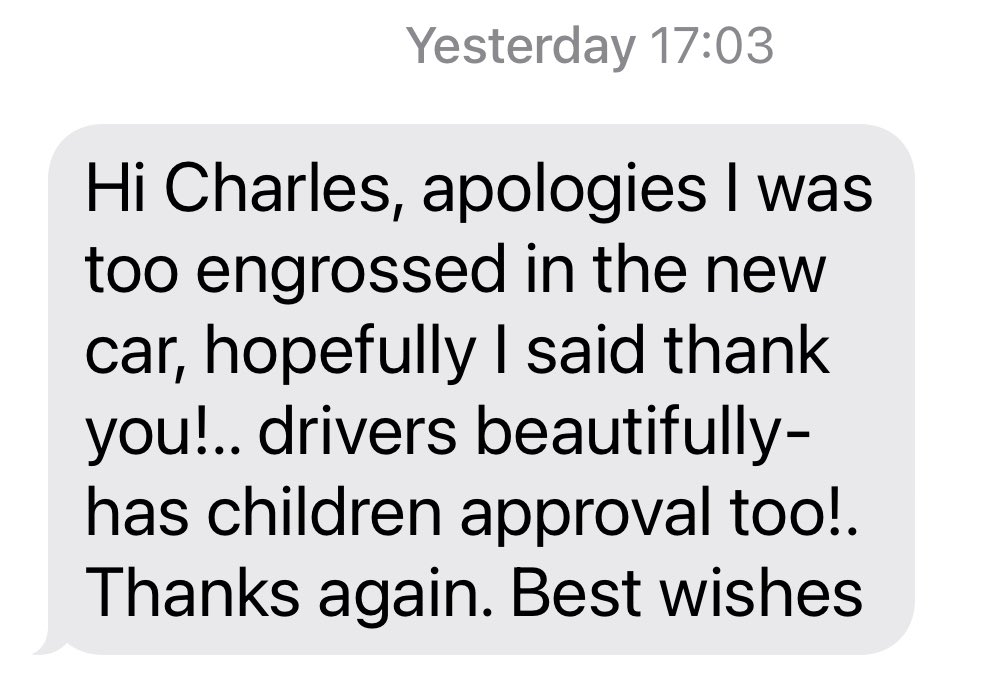 Londonmini1's tweet photo. Yet another happy client.
No one.
Sells
Stocks
Services
More Minis
https://t.co/K1kSGzfITl
#Mini
#Love
#WeDeliver
#TheBestMinis https://t.co/I17e8PmJmJ