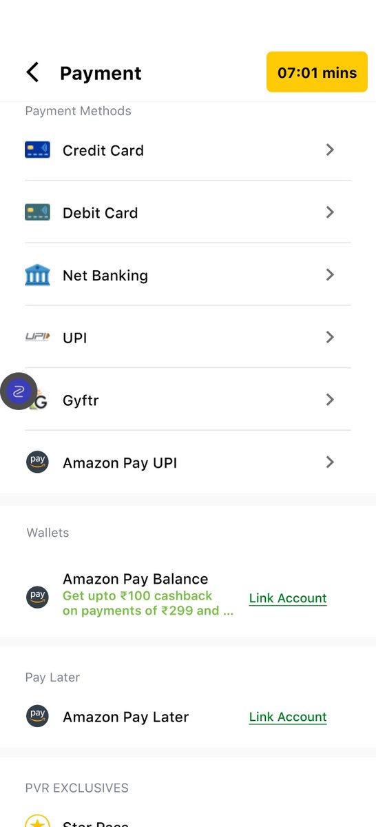 Bmkwhy0911_'s tweet photo. Hi @_PVRCinemas  I have purchased a PVR GIFT CARD , but your pvr app is not showing gift card redeem option , please fix this issue https://t.co/uCLoCGewvo