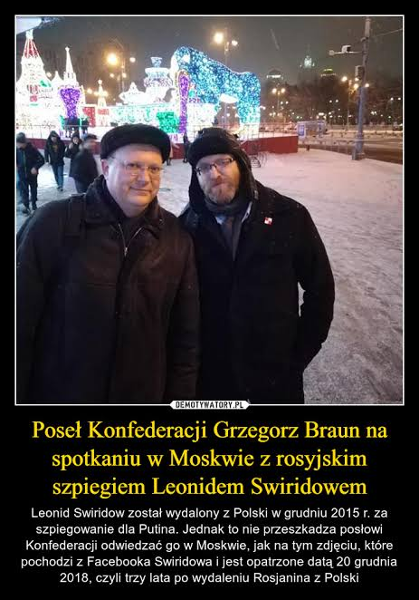 CudnyL's tweet photo. @GrzegorzBraun_ Co ty Grzesiek znowu bierzesz ? Ty już od dawna jesteś w tej wojnie !! https://t.co/FHmrvOqLxS