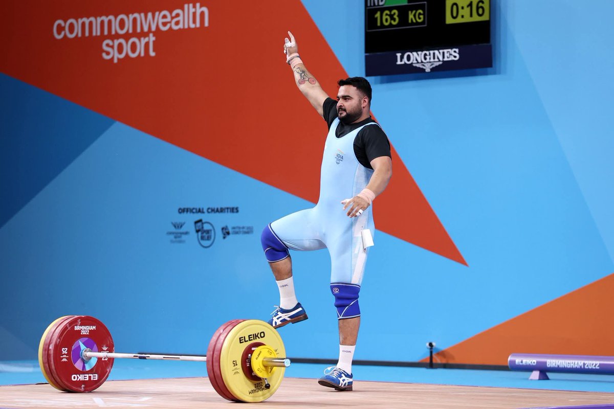 narendramodi's tweet photo. Exceptional performance by Lovepreet Singh for winning a Silver in the Men's +110kg event. His outstanding effort in the snatch set a new Commonwealth Games record too. His dedication and determination are truly admirable. My best wishes to him for the endeavours ahead.

#CWG2026 https://t.co/fwgvJ5G3Vv