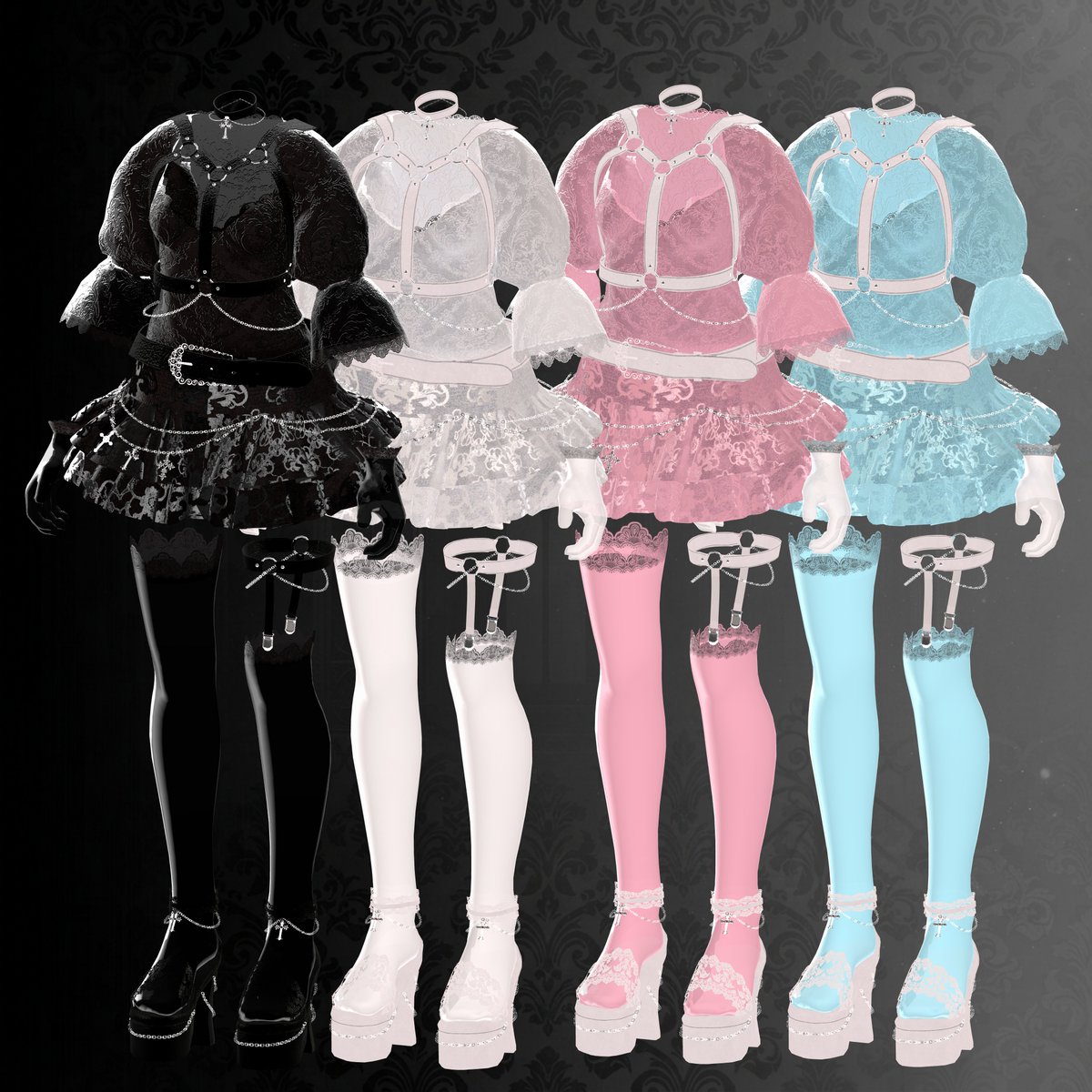 MentaShopVRC's tweet photo. 🎁販売開始RTプレゼントキャンペーン🎁
VRChat向け衣装【SereneCross】
🔗https://t.co/NXj7GjetDK

2026/8/3 23:59までにRTした方から1名様にフルパックをプレゼント！
さらにBOOTHのスキ❤100ごとに1名様追加当選！

👉RTのみで大丈夫です！！👈

気軽にご参加ください！ https://t.co/LnQBZ7rfhL