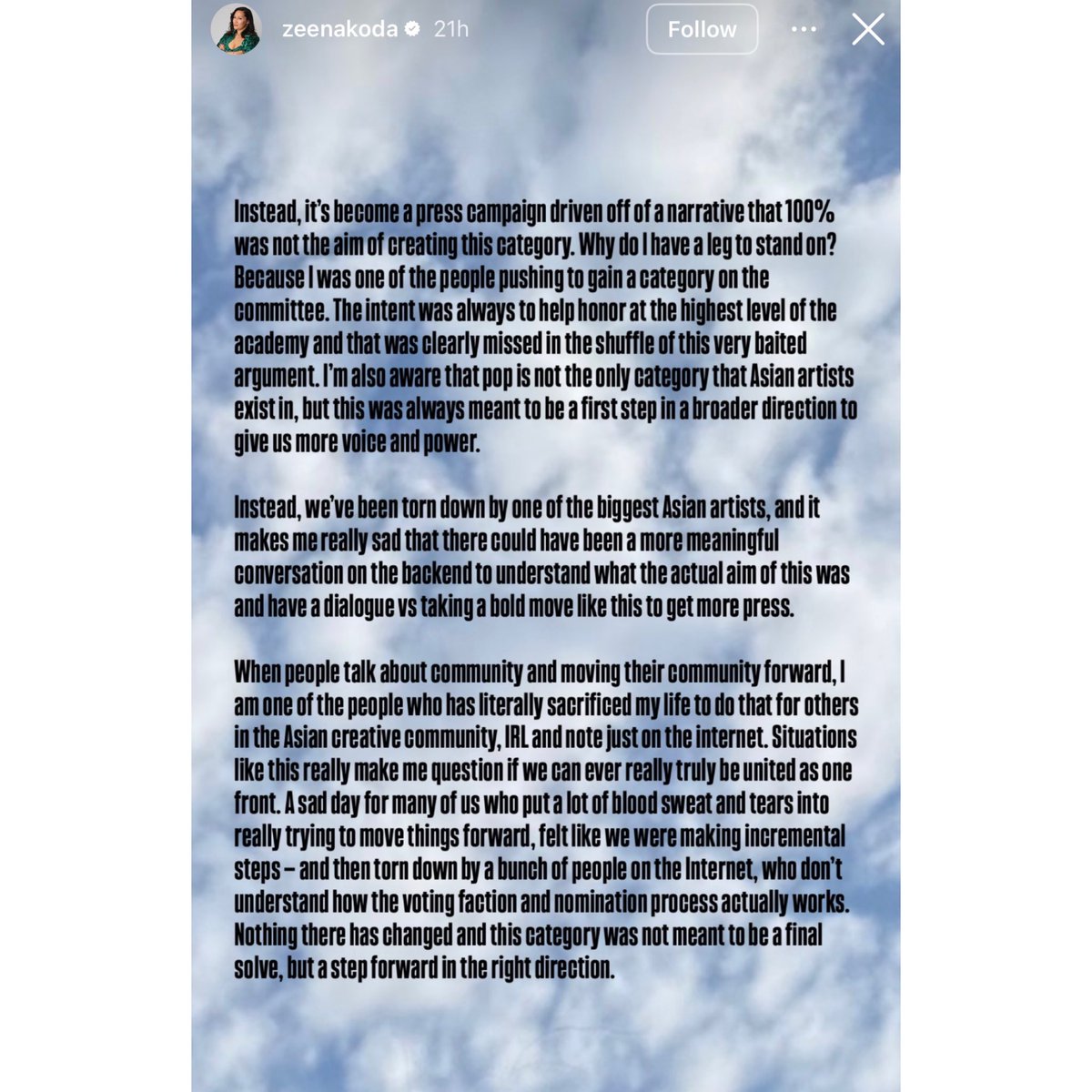 ameviil's tweet photo. in 2021 a grammy editor exposed how the academy suppressed bts. now a umg marketing vp who led the creation of the asian category calls bts's principled stance a pr stunt. the industry spent years sabotaging bts, only for bts to outgrow the entire system. meanwhile, the grammys used the ad and sponsor money from bts just to polish their darlings' gramophones.

bts isn't just the biggest asian artist. they are a global power born from hip hop that spans genres like pop and dominates the western market at the exact same level as industry titans. and because platforms like billboard and spotify constantly changed their rules after every single bts success they are unequivocally revolutionaries.