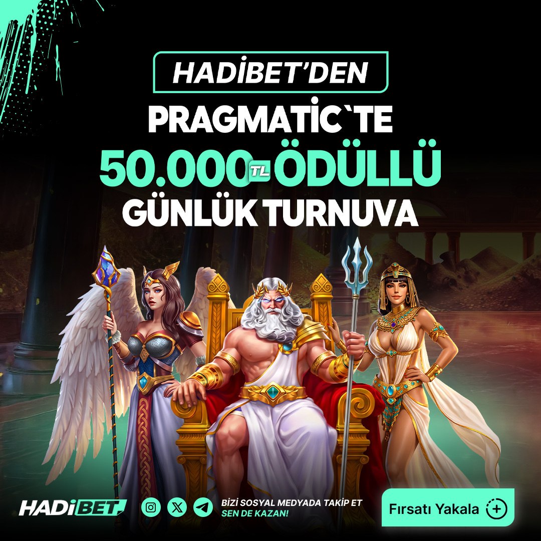 Hadibet_Giris's tweet photo. 👑 Zirveye Oyna, Ödülü Kap! 🎰

💥 50.000 TL Ödüllü Pragmatic Günlük Turnuvası Hadibet'te!

🎯 En iyi performansını sergile,
🏆 sıralamada yüksel,
💰 büyük ödüller seni bekliyor!

💚 Şimdi katıl, heyecanın bir parçası ol!

#Hadibet #HadibetGiriş #HadibetGüncelGiriş https://t.co/5rKpflrAYm