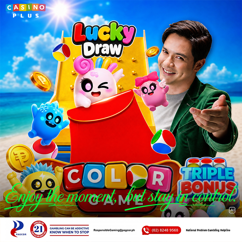 casinoplusph's tweet photo. It's your chance to join the fun!

Play the Color Game, enter the Lucky Draw, and enjoy exciting Triple Bonus rewards! ✨