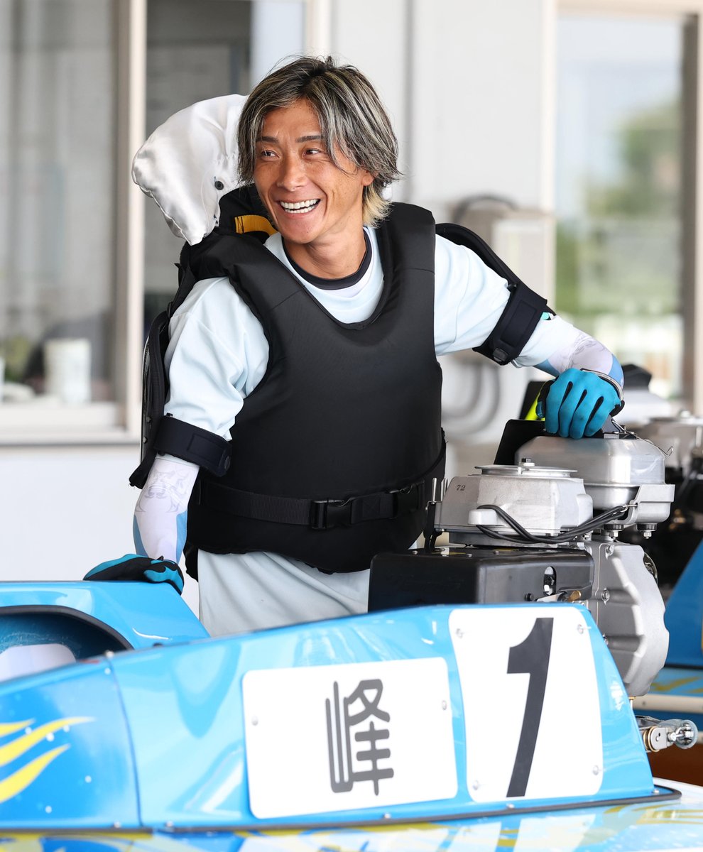 sanspo_boatrace's tweet photo. 【ボートレースびわこ・SG第31回オーシャンカップ】 
≪準優10R≫ 　　　
①峰竜太（佐賀）❺
②佐々木完太（山口）❺ 
③白井英治（山口）❺
④大上卓人（広島）❺ 
⑤篠崎仁志（福岡）❸
⑥池田浩二（愛知）❸

（注）支部の後ろはサンスポボートレースのnoteで絶賛公開中の倉橋智宏の〝記者ジャッジ〟のモーター評価