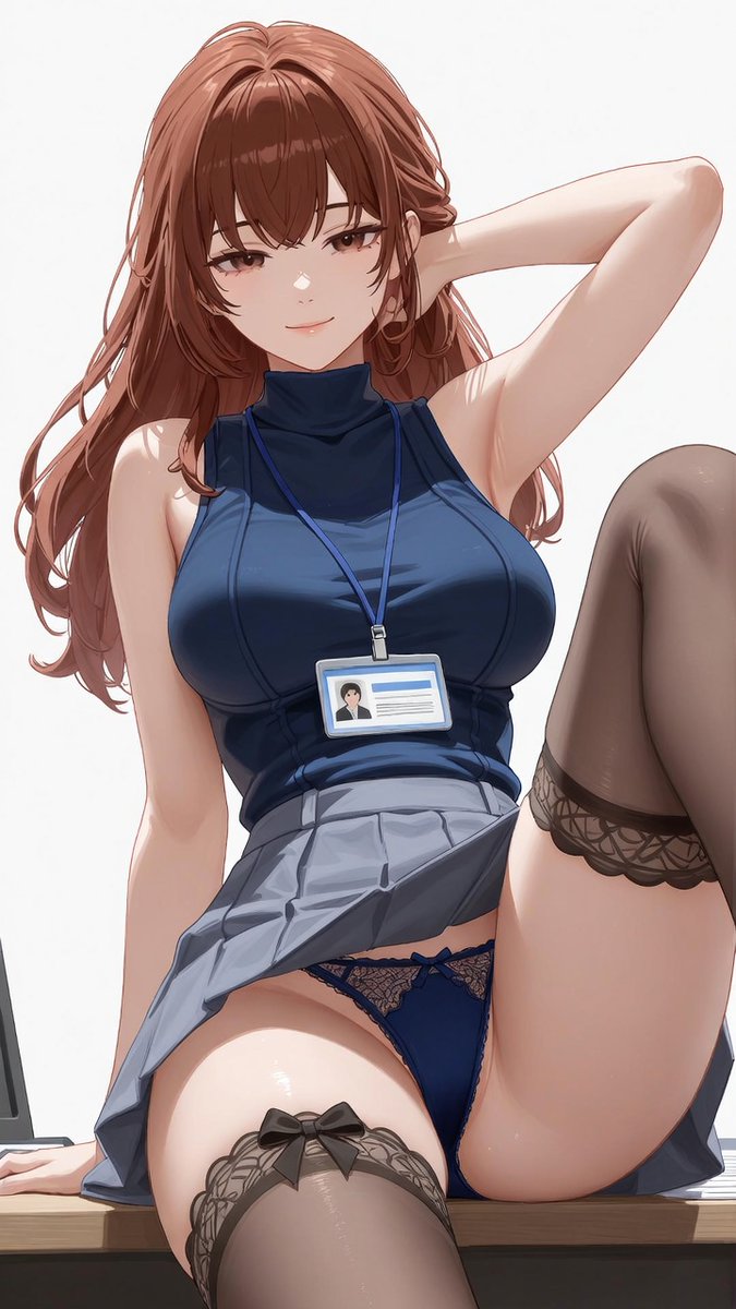 DAGIDALI2021's tweet photo. #NSFW #AIArt #GrokImagine #Lewd #OfficeGirl #IDCard #Stockings #LacePanties #Ahegao #WetSkin #Voluptuous #ShinySkin #EroticArt #GrokArt #DestinyChild https://t.co/miA5kcsaVM