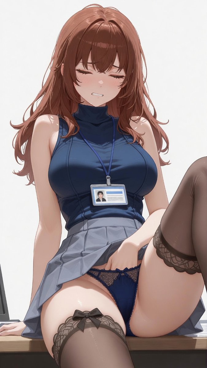DAGIDALI2021's tweet photo. #NSFW #AIArt #GrokImagine #Lewd #OfficeGirl #IDCard #Stockings #LacePanties #Ahegao #WetSkin #Voluptuous #ShinySkin #EroticArt #GrokArt #DestinyChild https://t.co/miA5kcsaVM