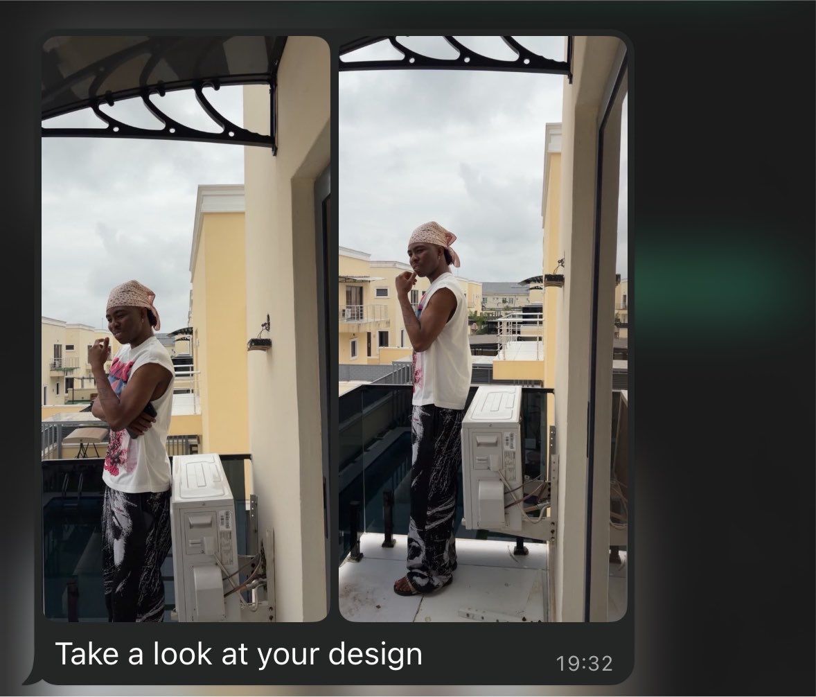 izzNiels's tweet photo. Friday! It's Fola wearing my design 😭🔥

Striker9 https://t.co/wqEN2vxUoH