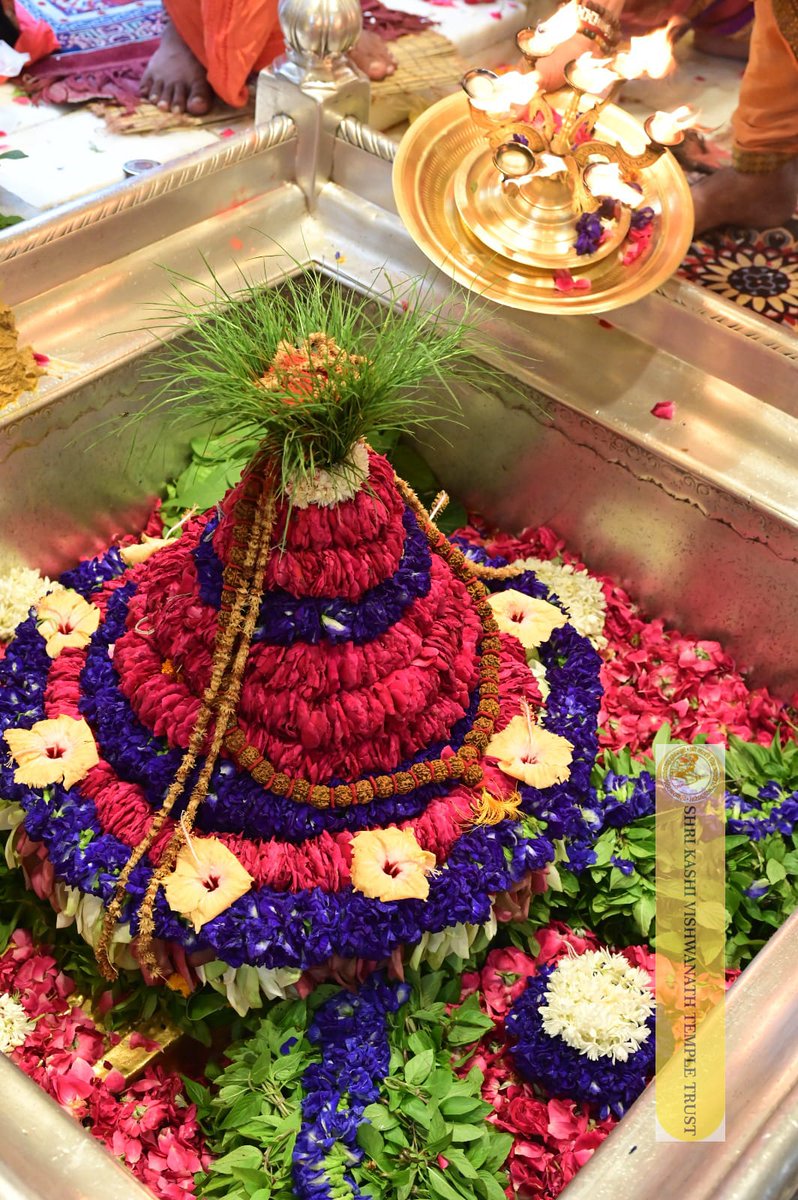 ShriVishwanath's tweet photo. श्री काशी विश्वनाथ जी की मध्यान्ह-भोग आरती I
#kashi #darshan #kashivishwanath #VishwanathDham #blessings https://t.co/zvAYW7bn46
