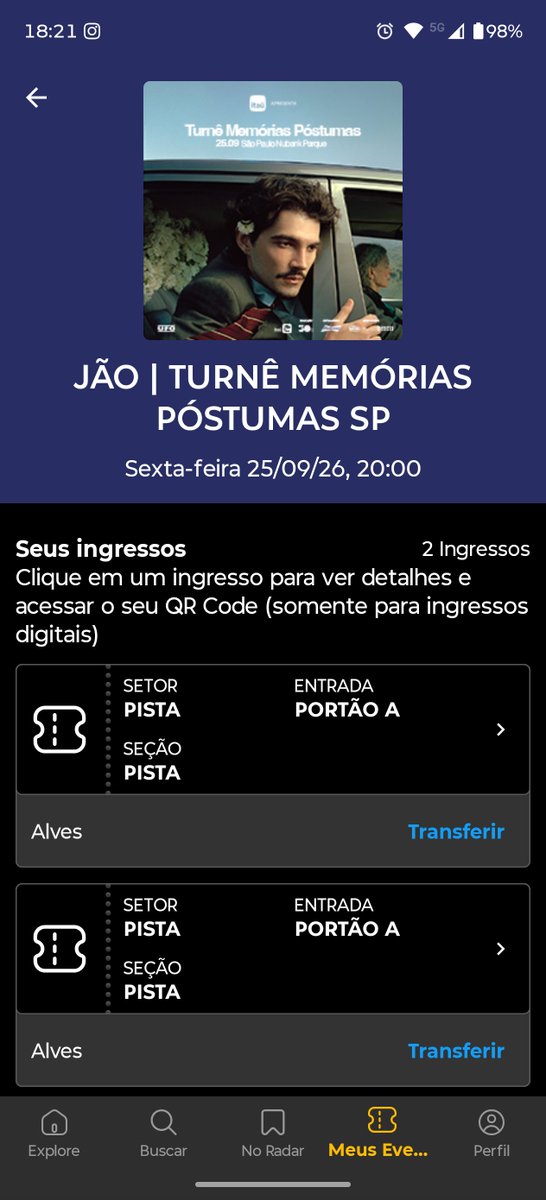 juanpsi's tweet photo. @jaoqg Gente tenho 2 ingressos Pista E-Social também pra vender
Motivo da venda: consegui 2 vip pra mim e pro Mozão 

Quem tiver interesse real me chama no WhatsApp 19 98865 2423 https://t.co/3ECmkgnCKQ